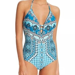 Laundry By‎ Shelli Segal Aqua and Blue Swimsuit